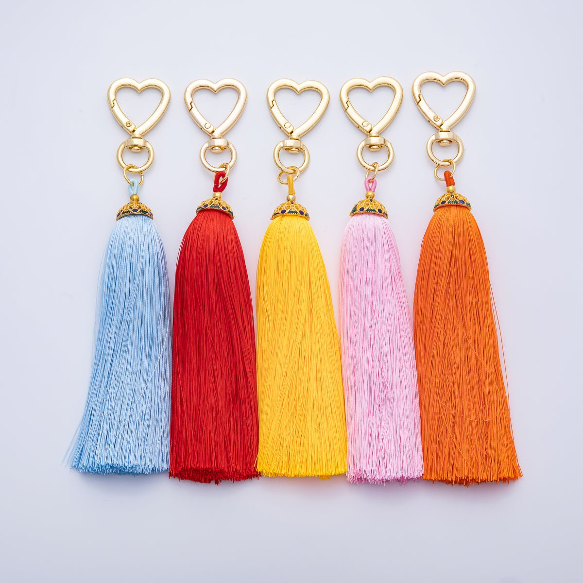Tassel Heart Keychain