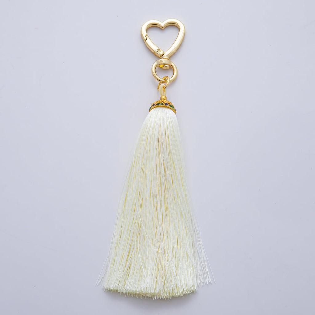 Tassel Heart Keychain