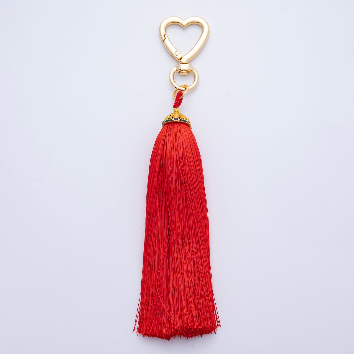 Tassel Heart Keychain