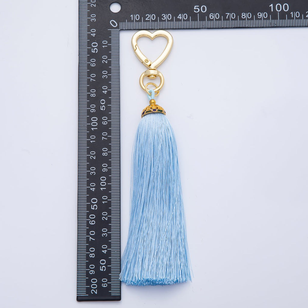 Tassel Heart Keychain