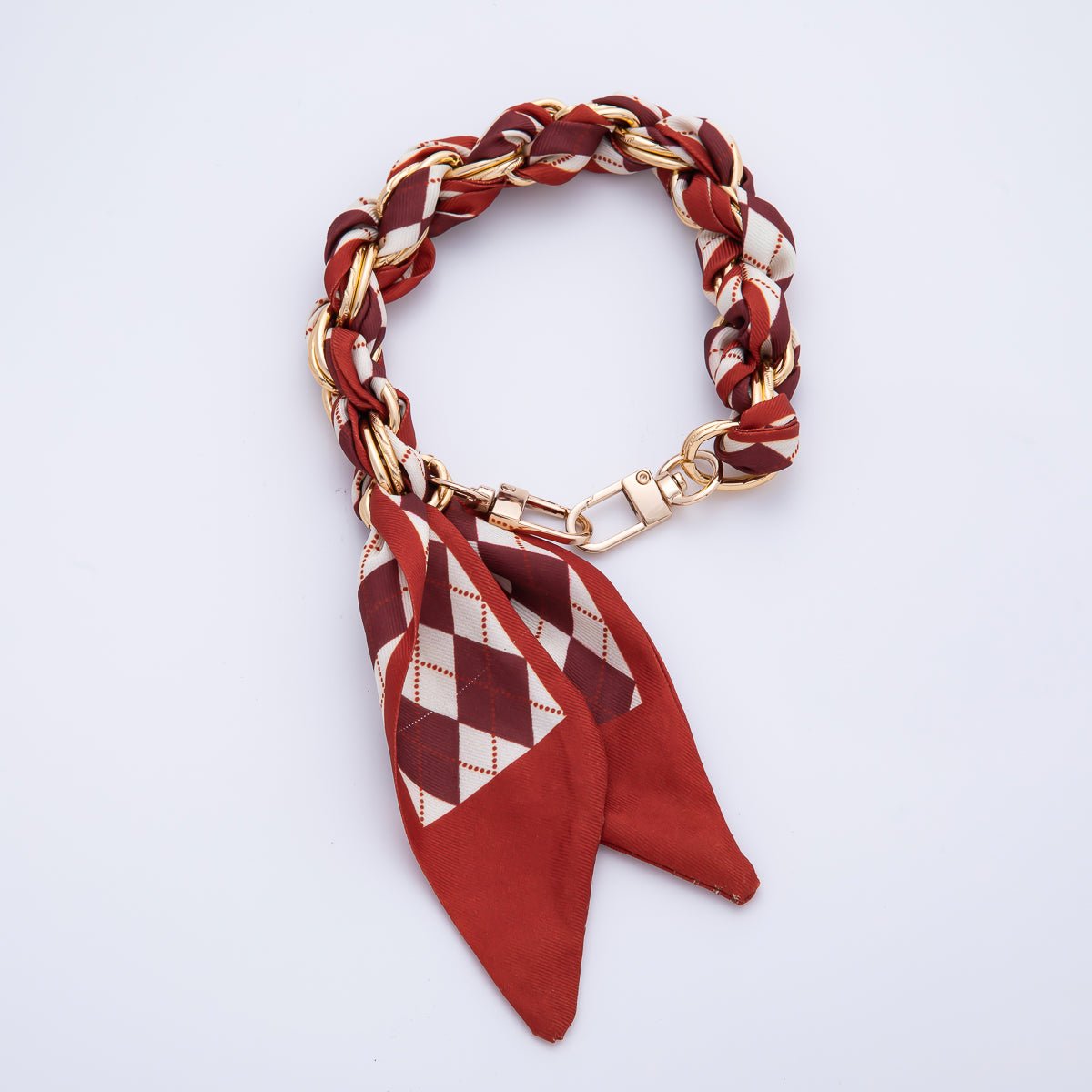 Silk Chain Knot Bag Charm