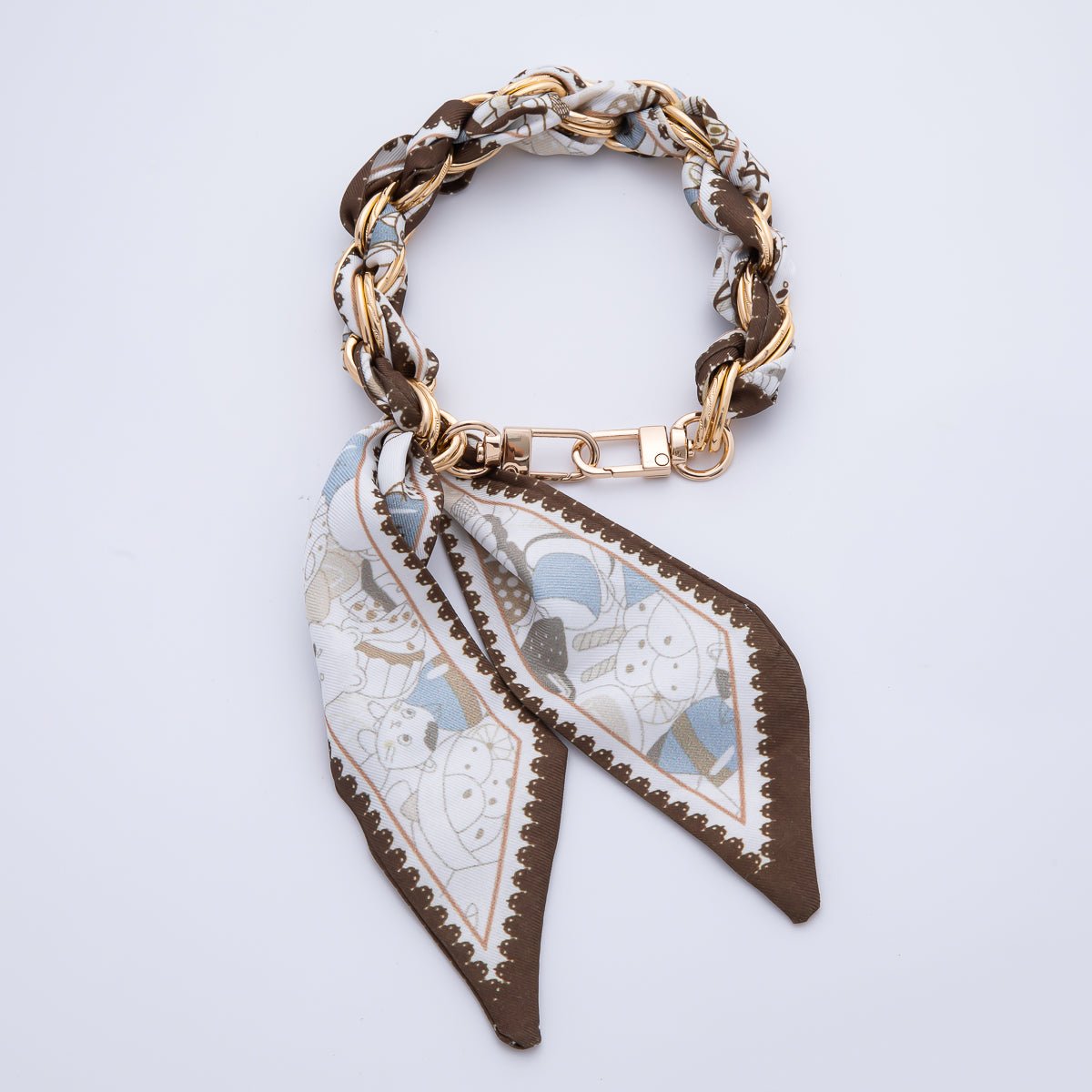 Silk Chain Knot Bag Charm