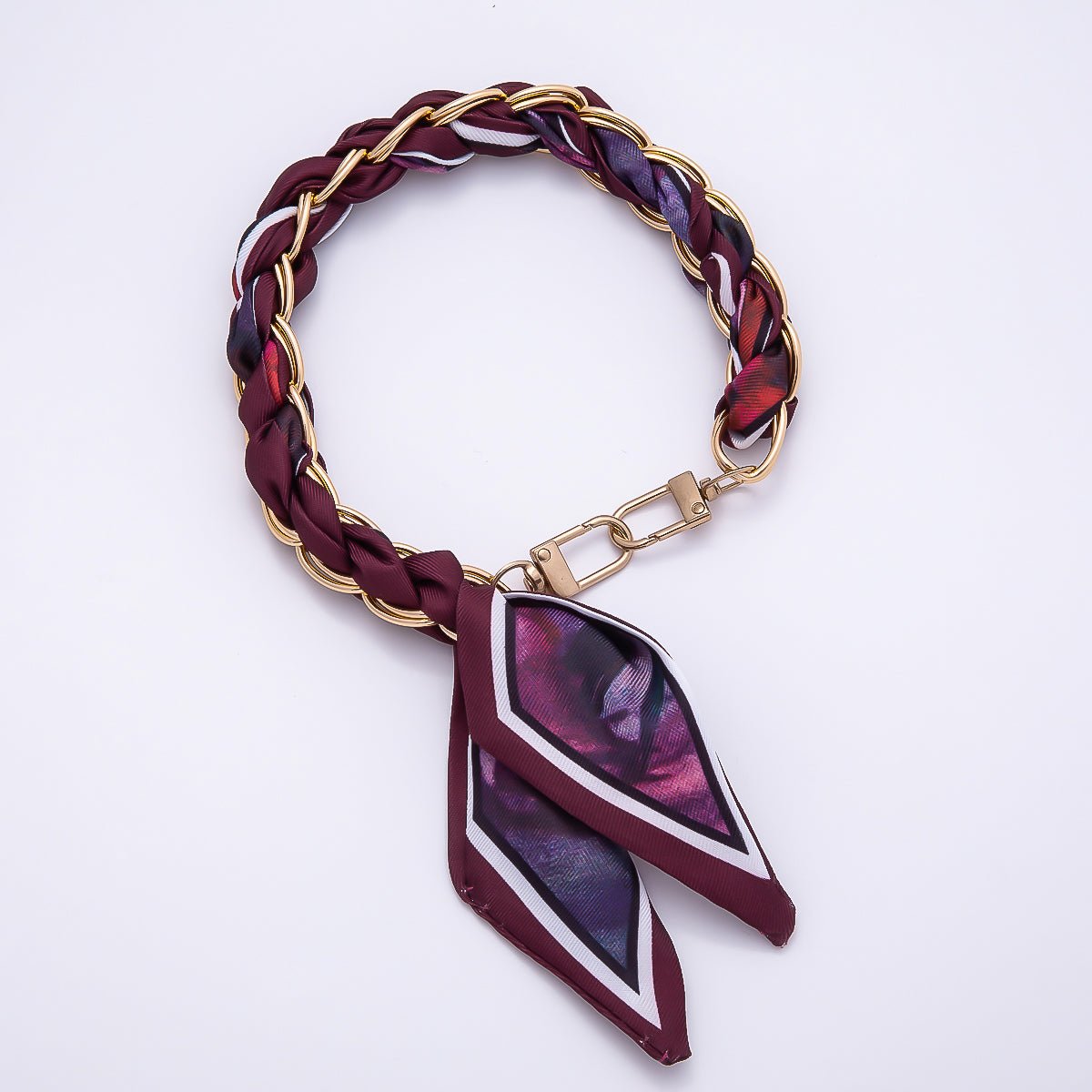Silk Chain Knot Bag Charm