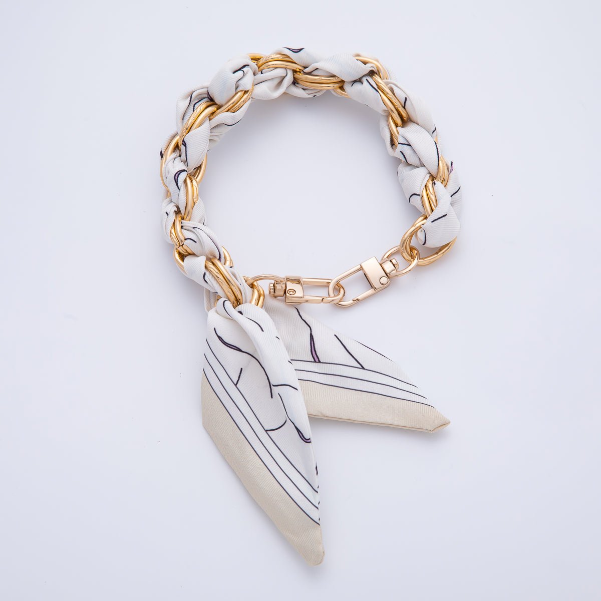 Silk Chain Knot Bag Charm