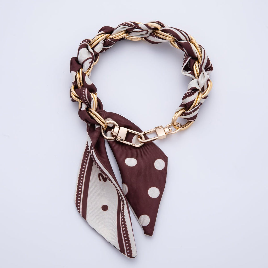 Silk Chain Knot Bag Charm