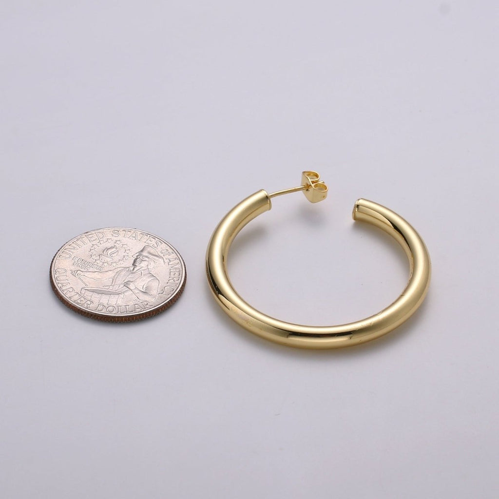 Gold Hoop Earrings