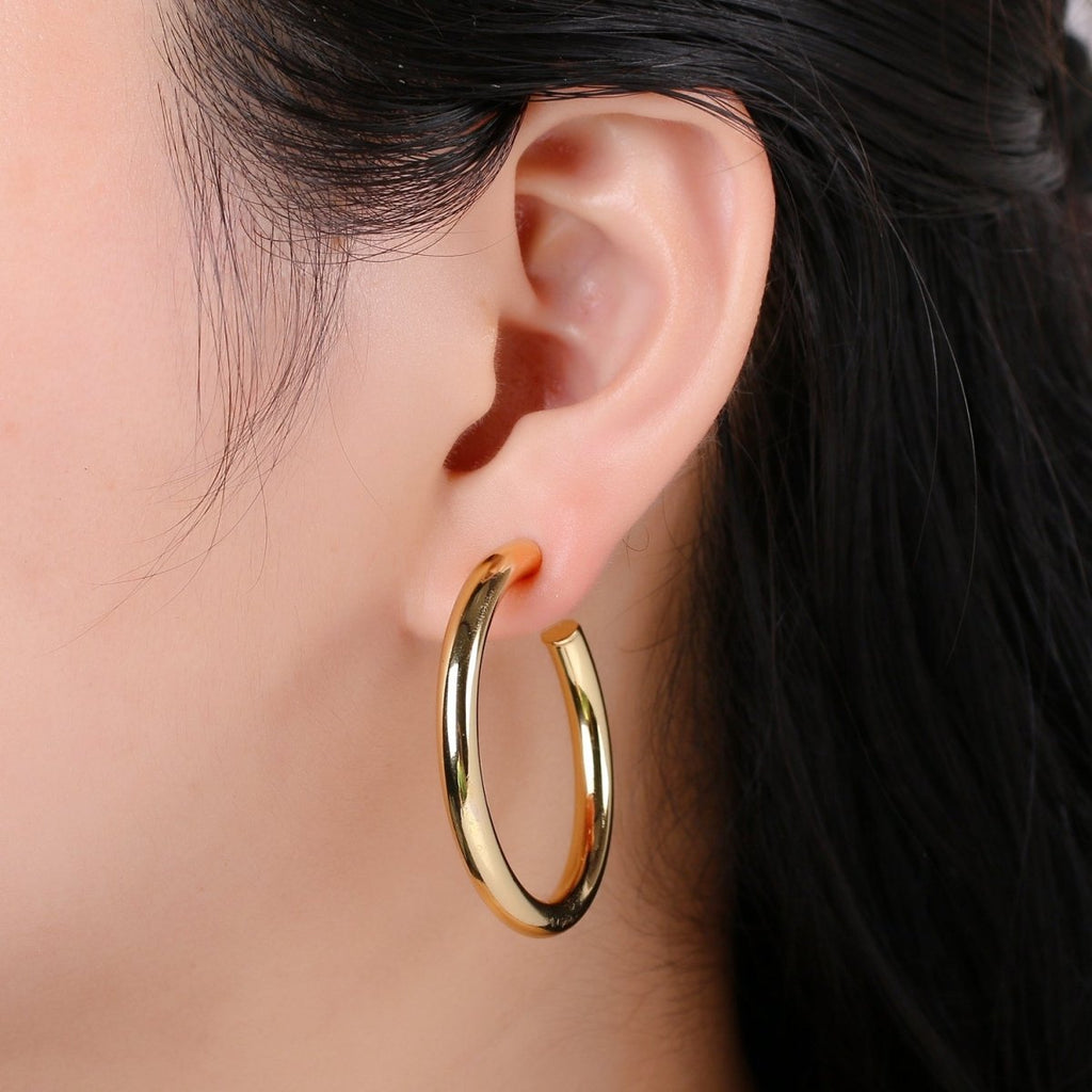 Gold Hoop Earrings