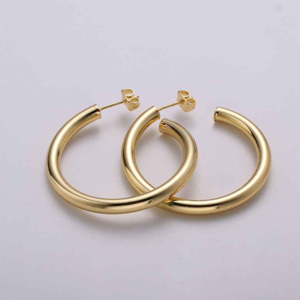Gold Hoop Earrings