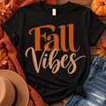 Fall Vibes Graphic T-Shirt | Cozy Autumn Tee