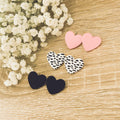 Set of 3 Heart Stud Earrings