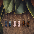 Stone Earring Set - Set of 3