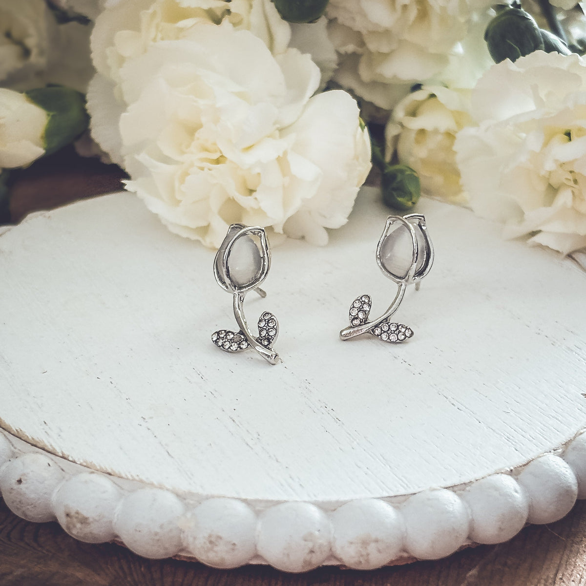 Tulip Flower Earrings