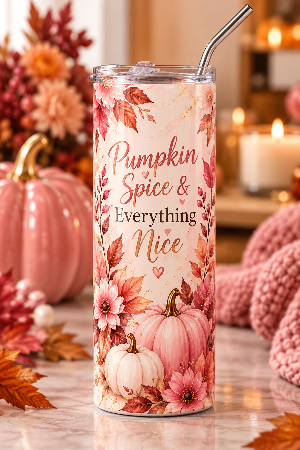 Pumpkin Spice & Everything Nice 20 oz Tumbler