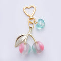 Cherry Resin Bag Charm